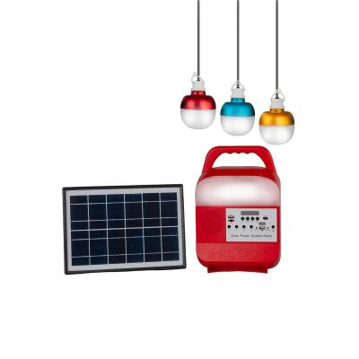 China Bulbos solares portáteis do mercado de uma noite de 15 volts 5W*3PCS para excursões à venda