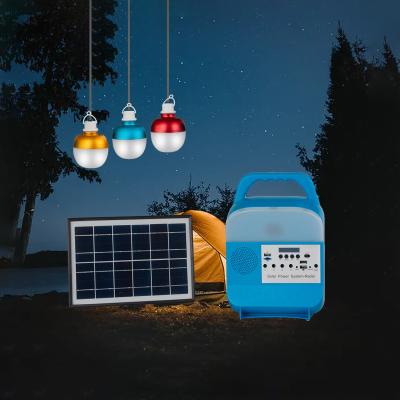 China Custom Long Life IP55 5W LED Tent Solar Lights With USB Port for sale