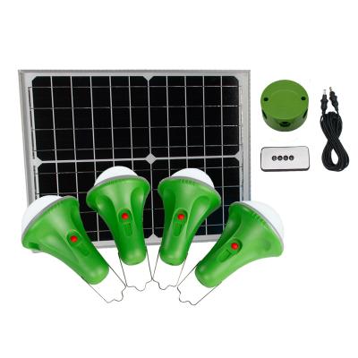 China 4*50PCS LED 5200mah Li Battery Solar Garden Light With Phone Charger for sale