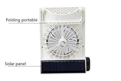 China Navulbaar Mini Solar Powered Outdoor Fan 4 in 1 Multifunctie Te koop