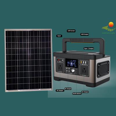 Chine Panneau de commande Li Battery Portable Solar Generators de LED pour le camping à vendre