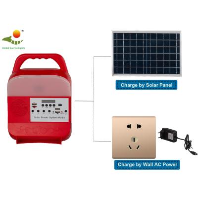 China A parede solar ilumina o sistema de iluminação exterior com os bulbos do diodo emissor de luz de Bluetooth 3PCS à venda