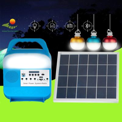 China 3PCS LED Bulbs Portable Solar Outdoor Lighting System For Home Reading for sale