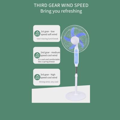 China 15W Home Battery Operated Fans Rechargeable Standing Fan for sale