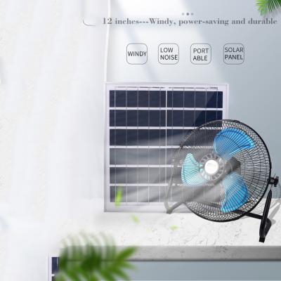 China Gelijkstroom-de Ventilator12h LEIDENE van de Zonnecel Draagbare Navulbare Desktop Lamp Zonne Te koop