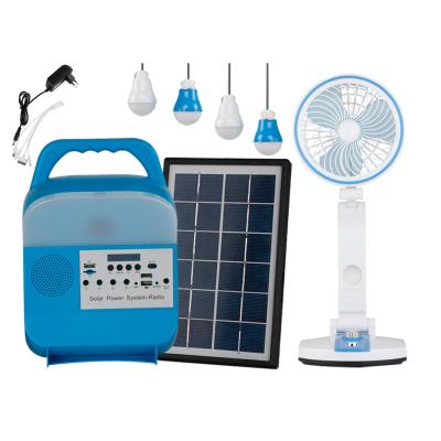 China Lithium-Batterie Solar-Radio MP3 Mini Home Lighting System With zu verkaufen