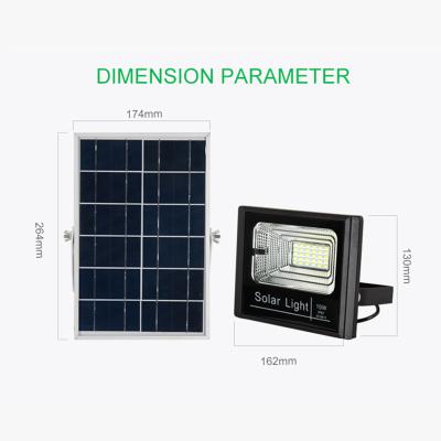 China Luz de inundação do diodo emissor de luz do jardim com o solar exterior da aprovação IP67 à venda