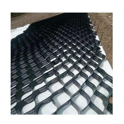 China Modern HDPE geocell price black road gravel grid geocell HDPE honeycomb gravel paving geocell for sale