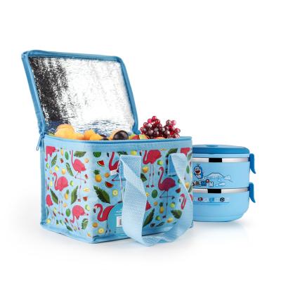 China Thermal Favorite Recycled Cooler Bags Picnic Set Waterproof Nonwoven PP Polyester Nylon Customized for sale