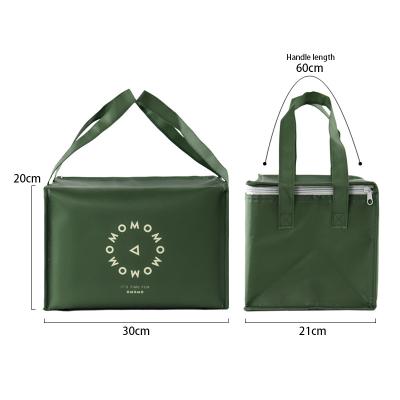 China Custom Waterproof PP / Non - Woven / Polyester / Nylon Cooler Lunch Food Bag for sale