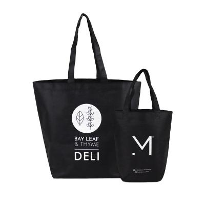 China Custom recyclable eco-friendly materials supermarket packaging rpet eco-friendly non woven bag for sale