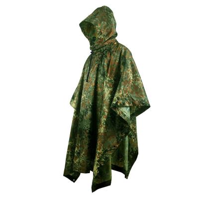 China Single-person Rainwear Outdoor waterproof raincoat camping adventure warm coat angling Wholesale order Covert bionic Ghillie suit cloak camouflage for sale