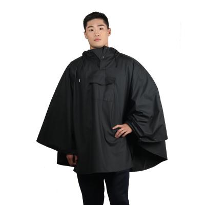 China Water Resistant Male and female Technology hot glue seamless raincoat fashion minimalist cape Poncho brand OEM Gigafactory waterproof suit for sale