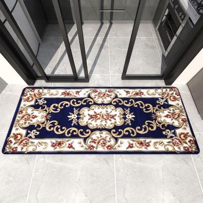 China Long 90*180cm Floor Bedroom Floor Newest Kitchen Non-Slip Woven Decor Entrance Mat High Quality Woven Soft Door Mat for sale