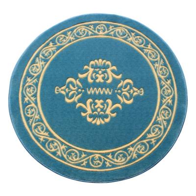 China Washable Floor Mat Children's Cloakroom Bedroom Carpet Living Room Round MANFUDI Room Computer Rocking Chair Mat Non-slip Mat for sale