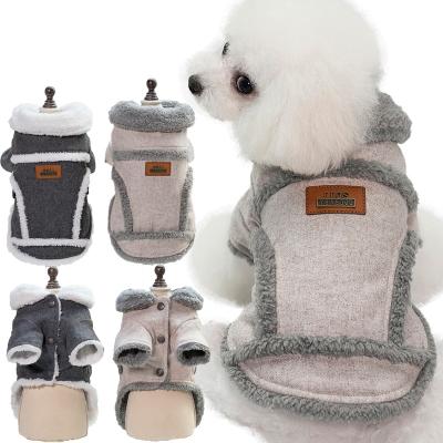 China Wholesale Viable Winter Pet Clothes Thicken Pet Warm Outdoor Jacket Suit Luxury Dog Coat for sale