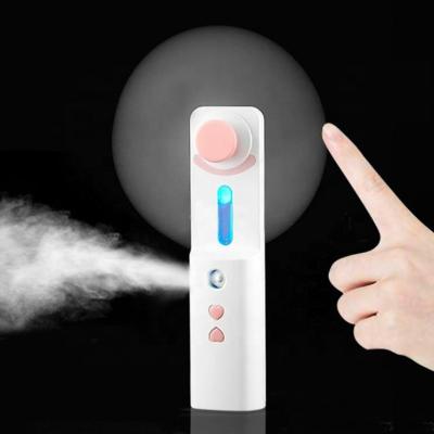 China 2021 USB Latest Hot Professional DEEP CLEANING Cold Cold 3 in 1 Portable Mini Facial Steamer Handy Nano Water Mist Sprayer Manual for sale