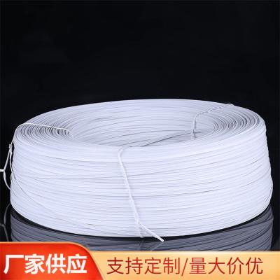 China PP PE plastic nose clip extrusion nose wire 3mm for surgicalmask for sale