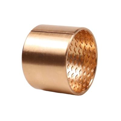 China Building Material Stores Factory Wholesale Industry Machine Parts Wrapped Bushing Bronze Slot Brass Bearings for sale