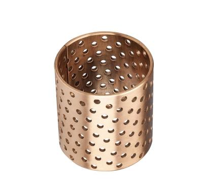 China Building material stores sell the right wholesale bushing of anti-abrasion bronze bushing and slot load capacity with Thoughholes for sale