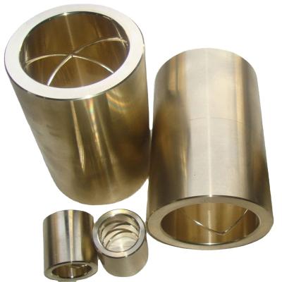 China Customized Excavator Engine Parts Factory Supply Brass Flange Bushing Straight Bushings Copper JCB Bush for sale