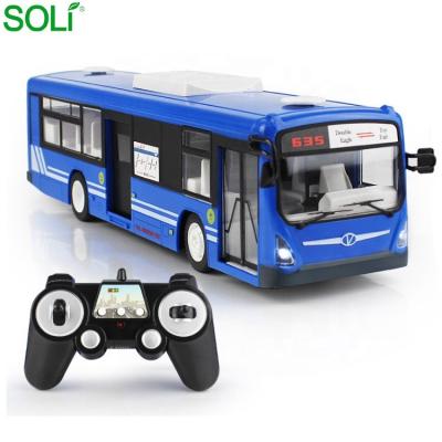 China With Horn 2.4G RC Bus Model Car Charging Remote Control Toy Popular Wholesale Factory Direct Price for sale