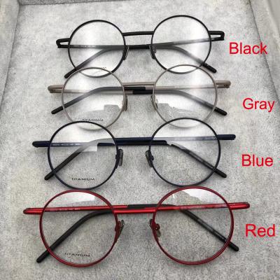 China For Titanium Mixed Acetate Optical Round Reading Glasses Eyeglasses Clear Glasses Optical Eyewear CS22103M for sale