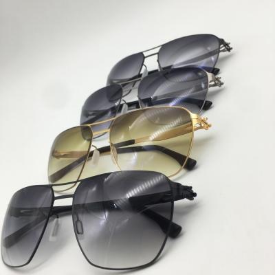 China China stock factory custom sunglass CE private label men polarized sunglasses stainless steel sunglasses CS22016 for sale