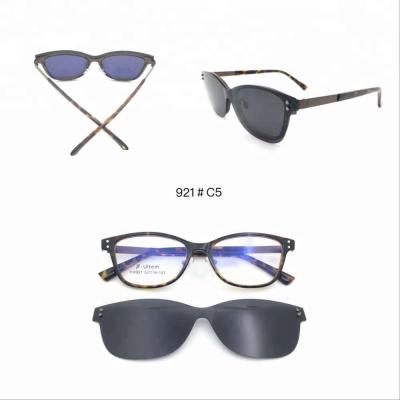 China For Reading Glass New Pattern Ultralight Polarized Clip On Optical Glasses Ultem Magnetic Eyeglasses Women Men Sunglasses for sale