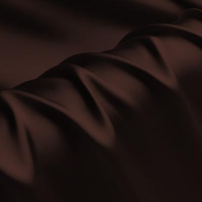 China NO.41 Width Breathable Shiny Silk Fabric 114cm 19mm Silk Satin Dark Coffee for sale