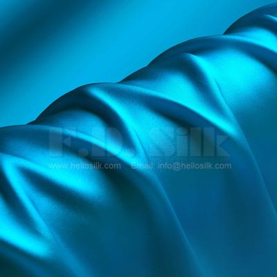 China Factory Wholesale Solid Color Silk Satin Charmeuse Fabric 16MM 45