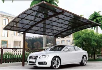 China Simple Car Parking Space Single Side Aluminum Alloy Carport Series for sale