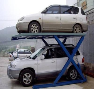 China Simple Car Parking Lift Electric Hydraulic Scissor Car Parking Lifter 2700kg/2000mm for sale