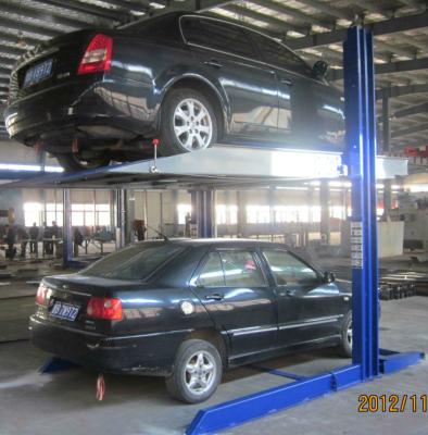 China Simple Car Parking Lift 2 Post Hydraulic Car Parking Lifter 2700kg/1800mm for sale