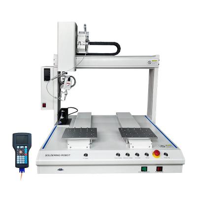 Chine Machine de soudage automatique de PCB durable de couleur blanche avec double plateforme à vendre