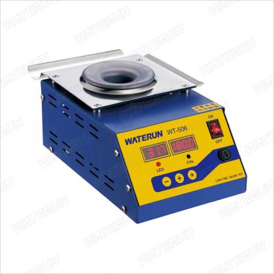 China Ronde blauwe loodvrije soldeerpot, 180W-500W soldeer smeltpot Te koop