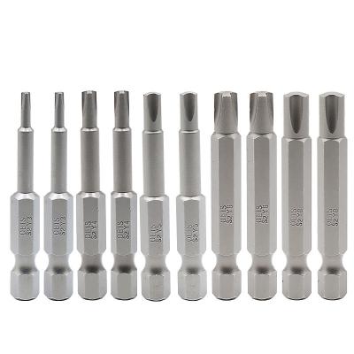 China CE Durable Y Shaped Screwdriver Bit , Silver Y Shaped Screw Head Y3 Y4 Y5 Y6 Y8 for sale