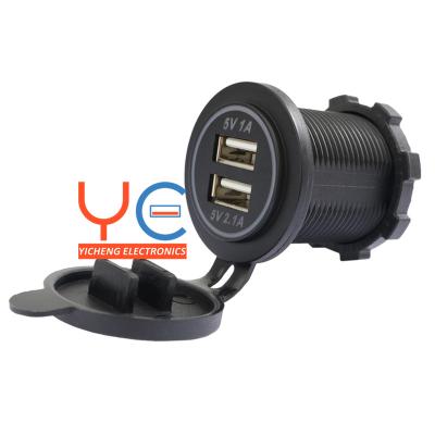 China Mobile phone devices etc. Digital Power A19 3.1A Panel Mount 2.1A 2 Port Charging Charger 12V Dual USB Plug For Car Bus Boat RV for sale