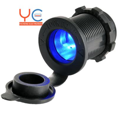 China Marine Supplies Car Cigarette Lighter DC 12V 24V Plug etc. 12V -24V DC Car Light with LED Light for sale