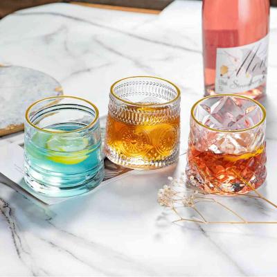 China Accept OEM/ODM 2021 High Quality Whiskey Tilt Glasses Drinking Glasses Tilt Whiskey Glass Cup Whiskey Glass for sale