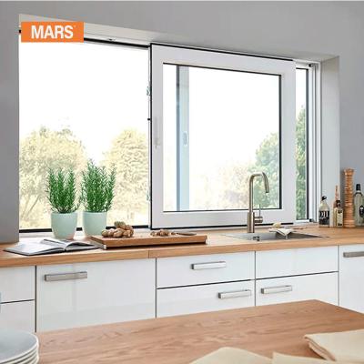 China Mars Sale Quality Big Magnetic Hot Thermal Break Balcony Aluminum Sliding Screen Windows With Double Glass for sale