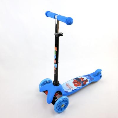 China Durable High Safety Pure Moving Balancing Scooter For Kids Foldable Double Handlebars Slide Scooter for sale