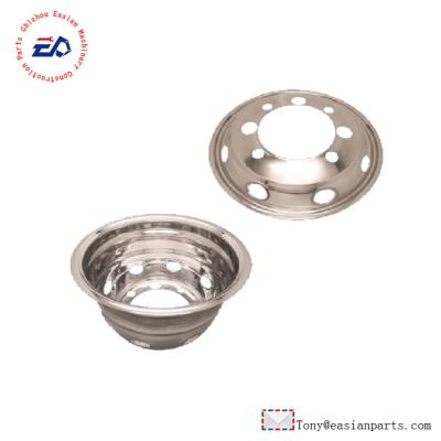 China European car 19.5*6.75/7.5/8.25 19.5 inch wheel cover stainless steel wheelcap for sale