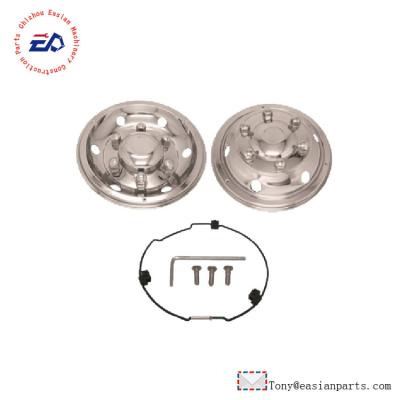 China ABS Bus Universal Hubcap 17.5 S/S Inch Wheel Cover Stainless Steel Wheelcap for sale