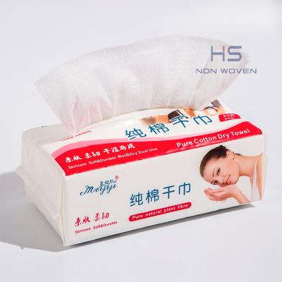 China Child Safe Disposable Portable Cotton Soft Facial Dry Towel for sale