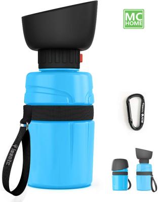 China Customized Non-automatic Collapsible Bowl BPA Free Convenience Travel Dog Water Bottle Outdoor Water Drinker for sale