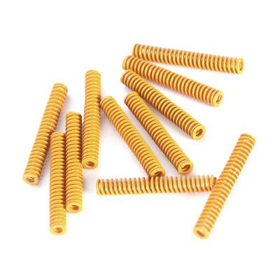 China Coil Flat Wire Coil Compression Mold Springs Mold Extremely Light Yellow Spring for sale