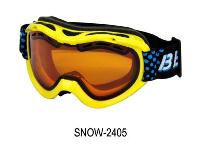 China Custom Logo Anti Fog Pc + Uv Ski Snowboard Goggles, colorful snow boarding goggles For Children for sale