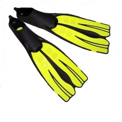 China snorkeling equipment PP TPR or silicone swim fins / scuba diving with dual composite blade for sale