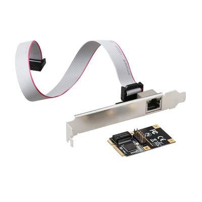 China Mini Desktop PCI-E Bus Interface Gigabit RJ45 Wired Network Card Adapter For Desktop Computer for sale